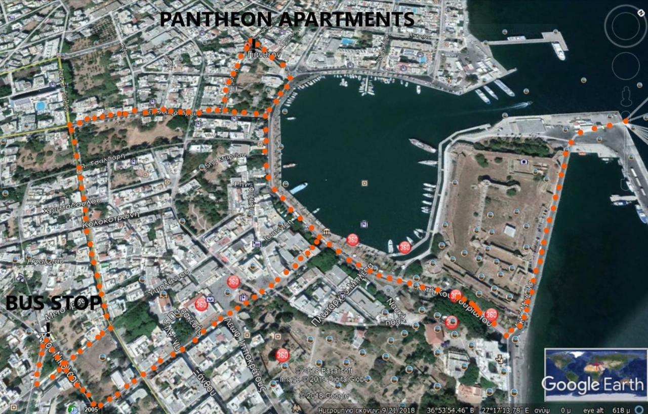 Pantheon Apartments Kos Exteriér fotografie